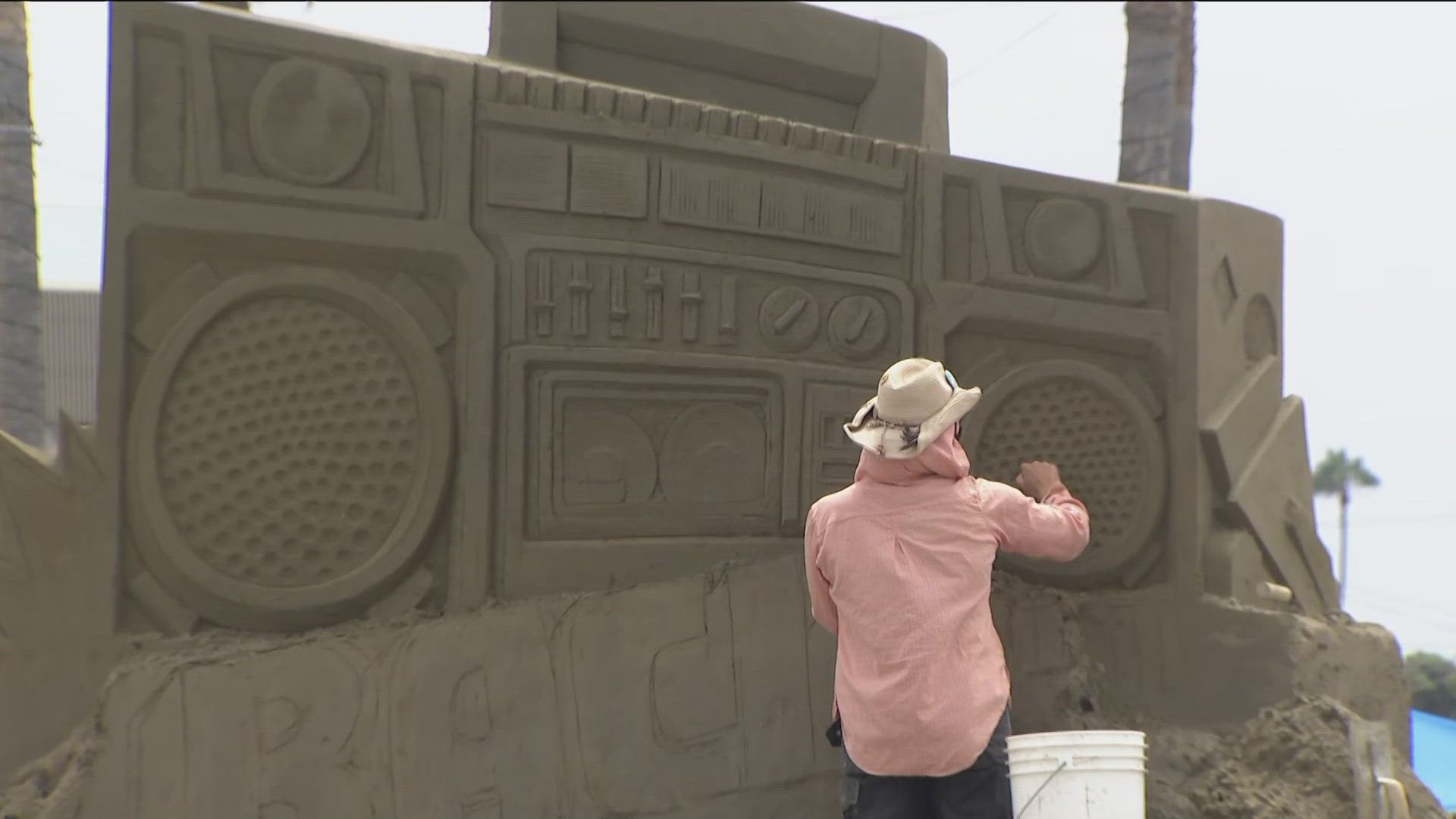 The finishing touches will be complete before the festival kicks off Saturday morning in Imperial Beach.