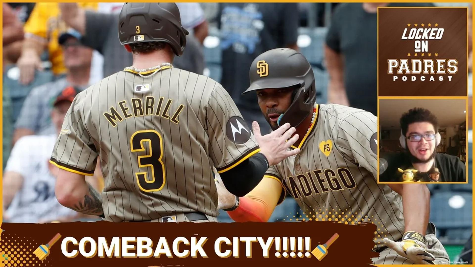 On today's episode, Javier is joyously recapping the Padres SWEEP of the Pirates thanks to some late-game offensive heroics!